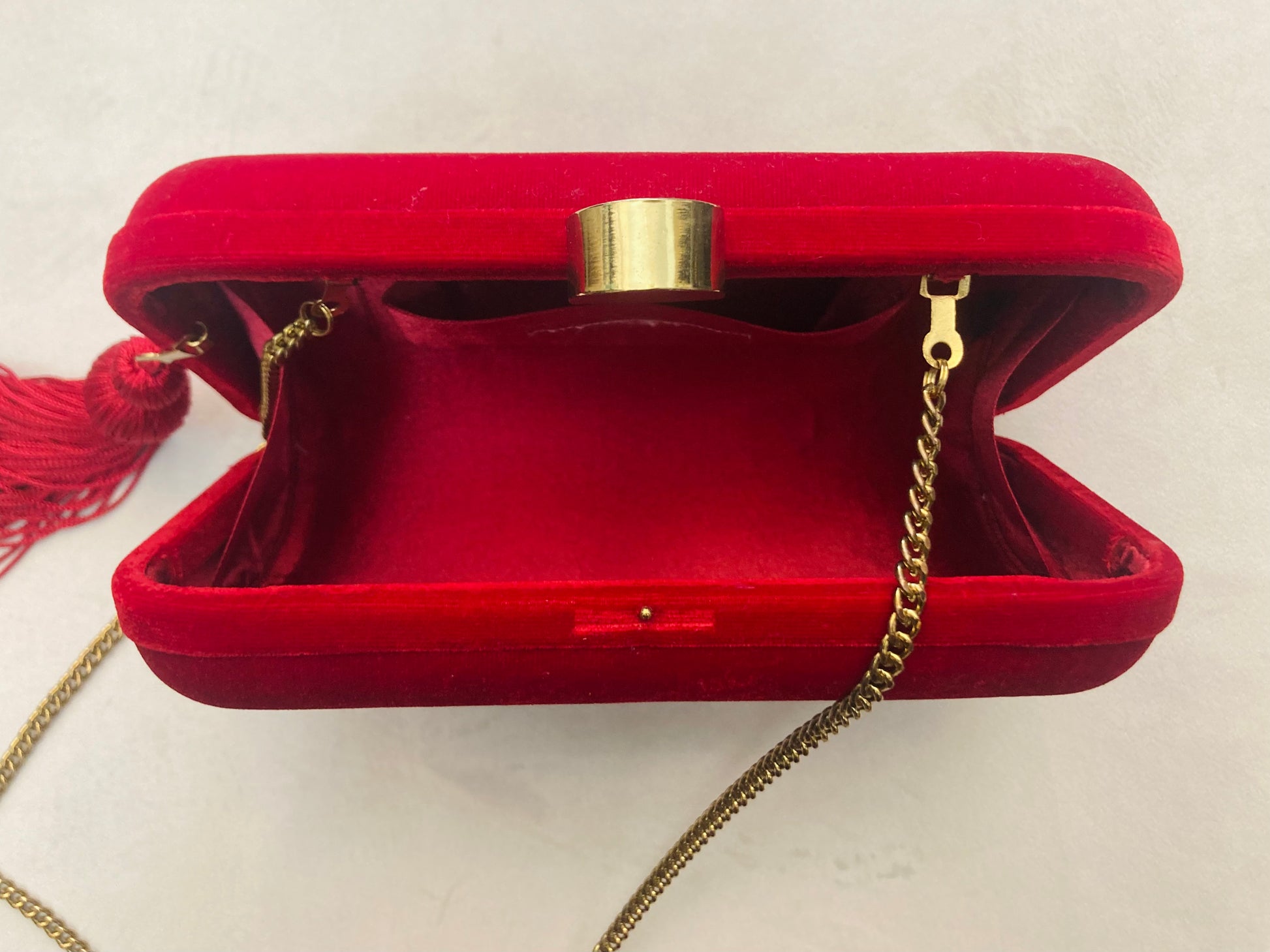 Clutch velluto cherry 90s Alice In Vintage