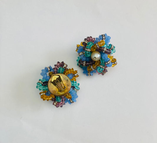 Clip 50s multicolor Alice In Vintage