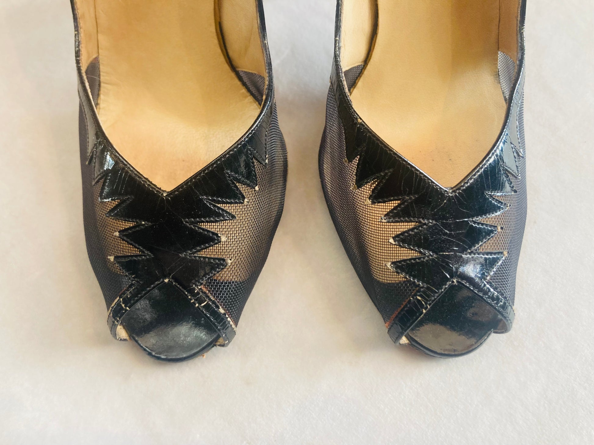 Open toe Casadei 80s Alice In Vintage