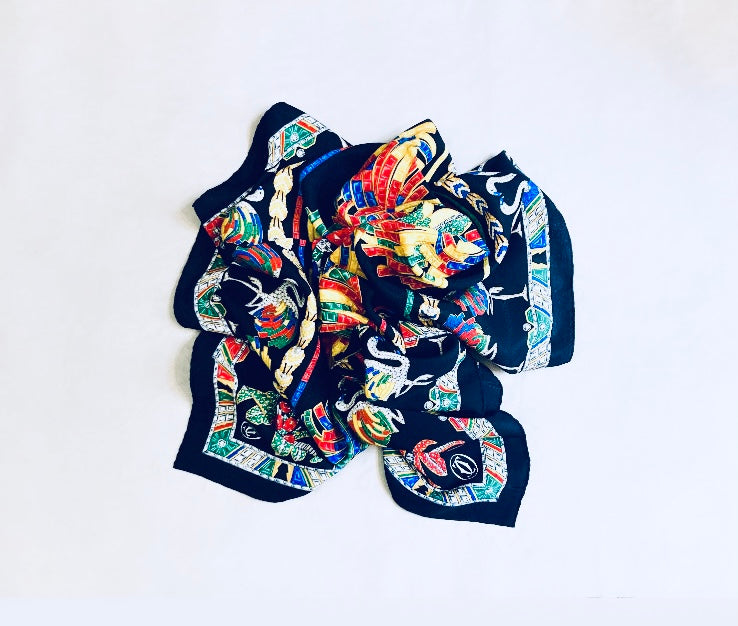 Foulard Cartier 90s Alice In Vintage