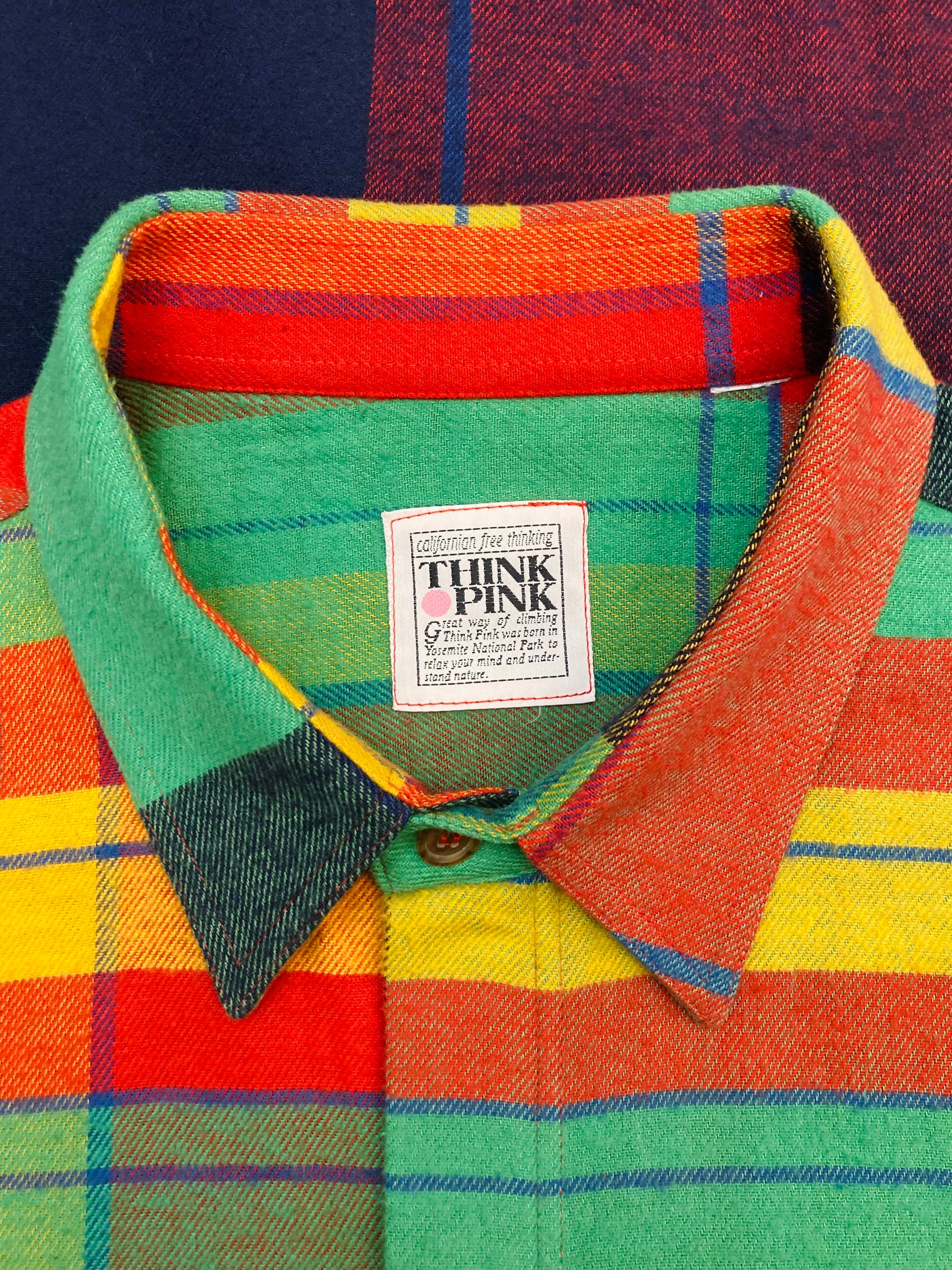 Camicia check Think Pink Alice In Vintage