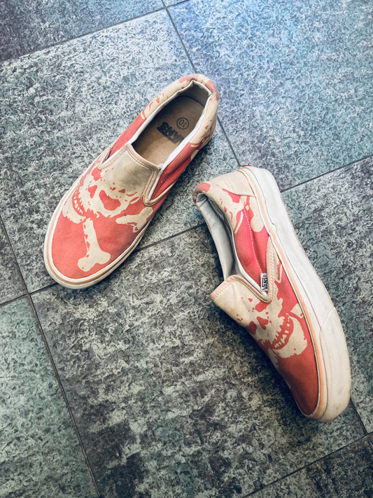 Vans slip on Alice In Vintage
