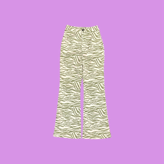 Zebra flared pants Alice In Vintage