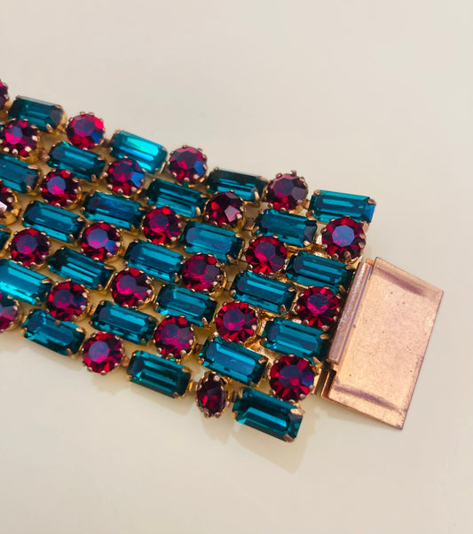 Bracciale 60s cristalli Alice In Vintage
