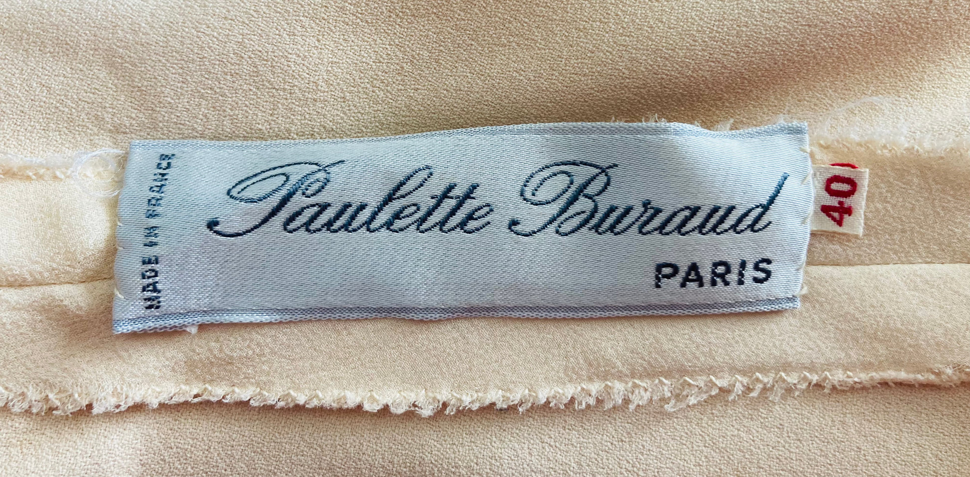 Abito cerimonia 70s Paulette Buraud Alice In Vintage
