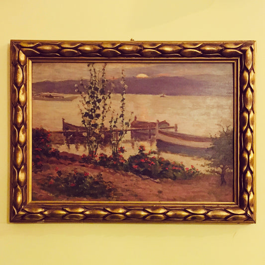 Paesaggio 40s Francia Alice In Vintage