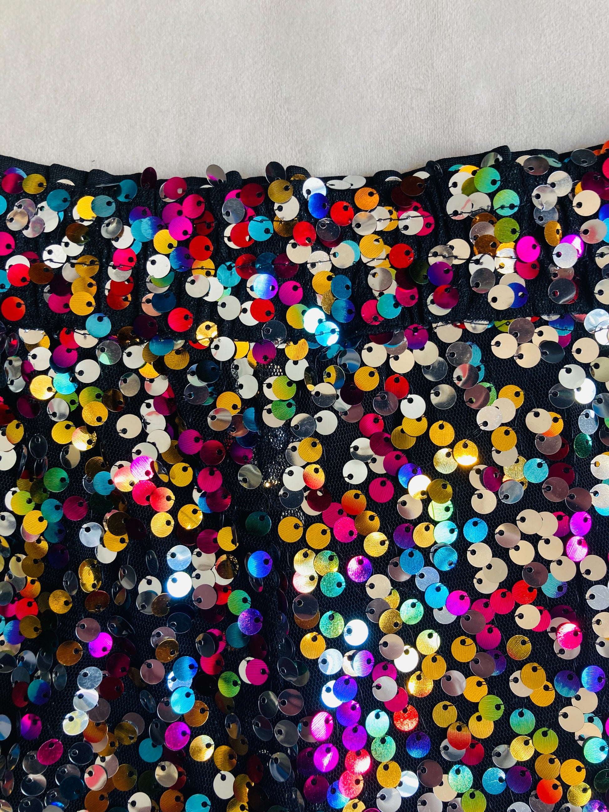 Shorts paillettes multicolor Alice In Vintage
