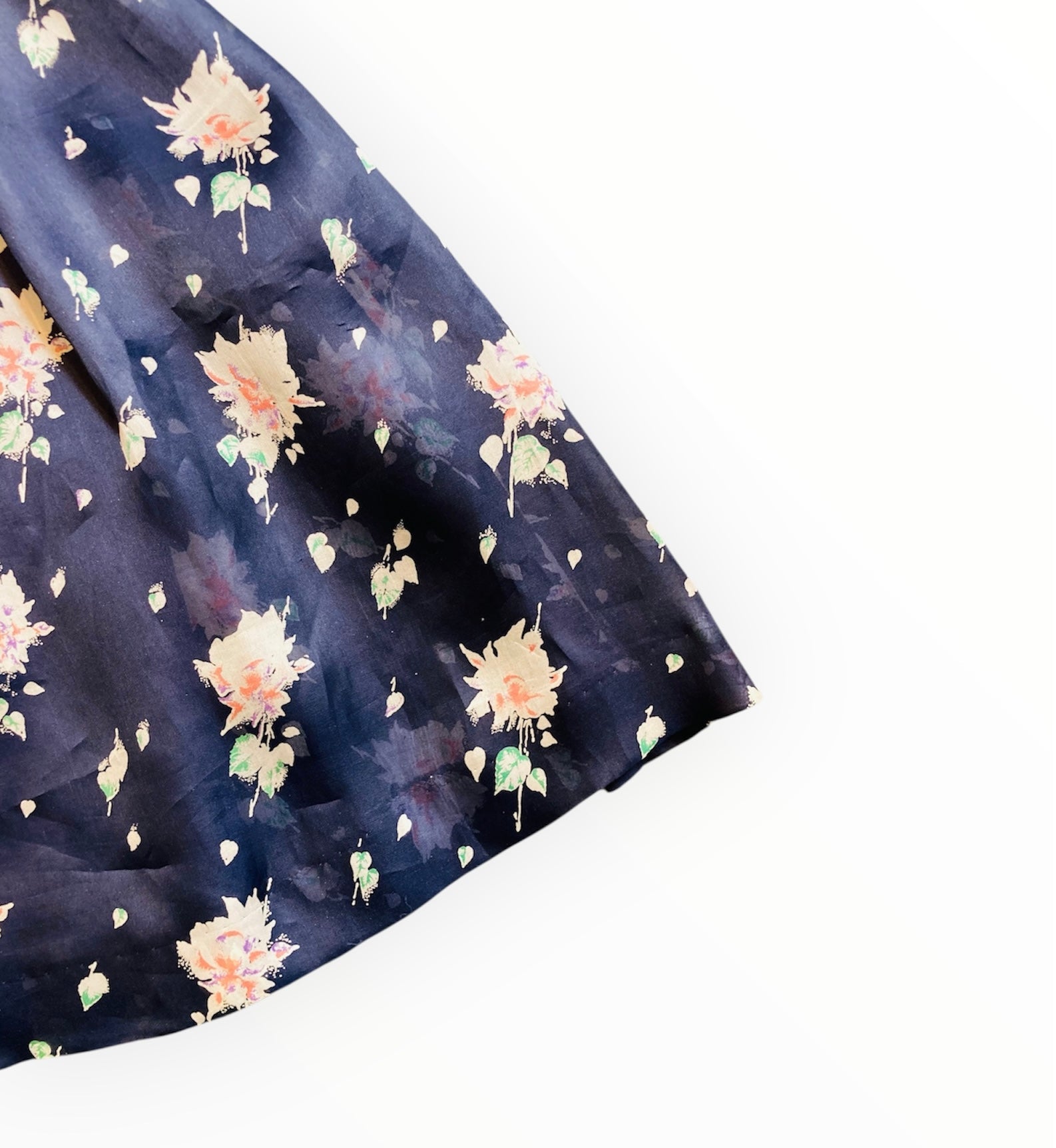 Abito cocktail 60s seta flower Alice In Vintage