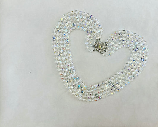 Collier cristallo 60s Alice In Vintage