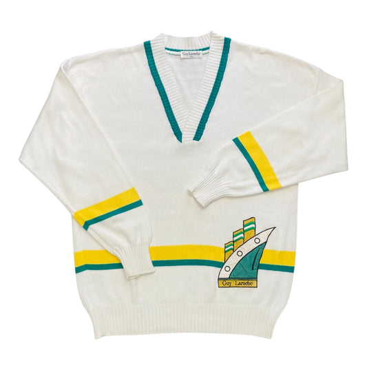 Guy Laroche maglione cotone 80s Alice In Vintage