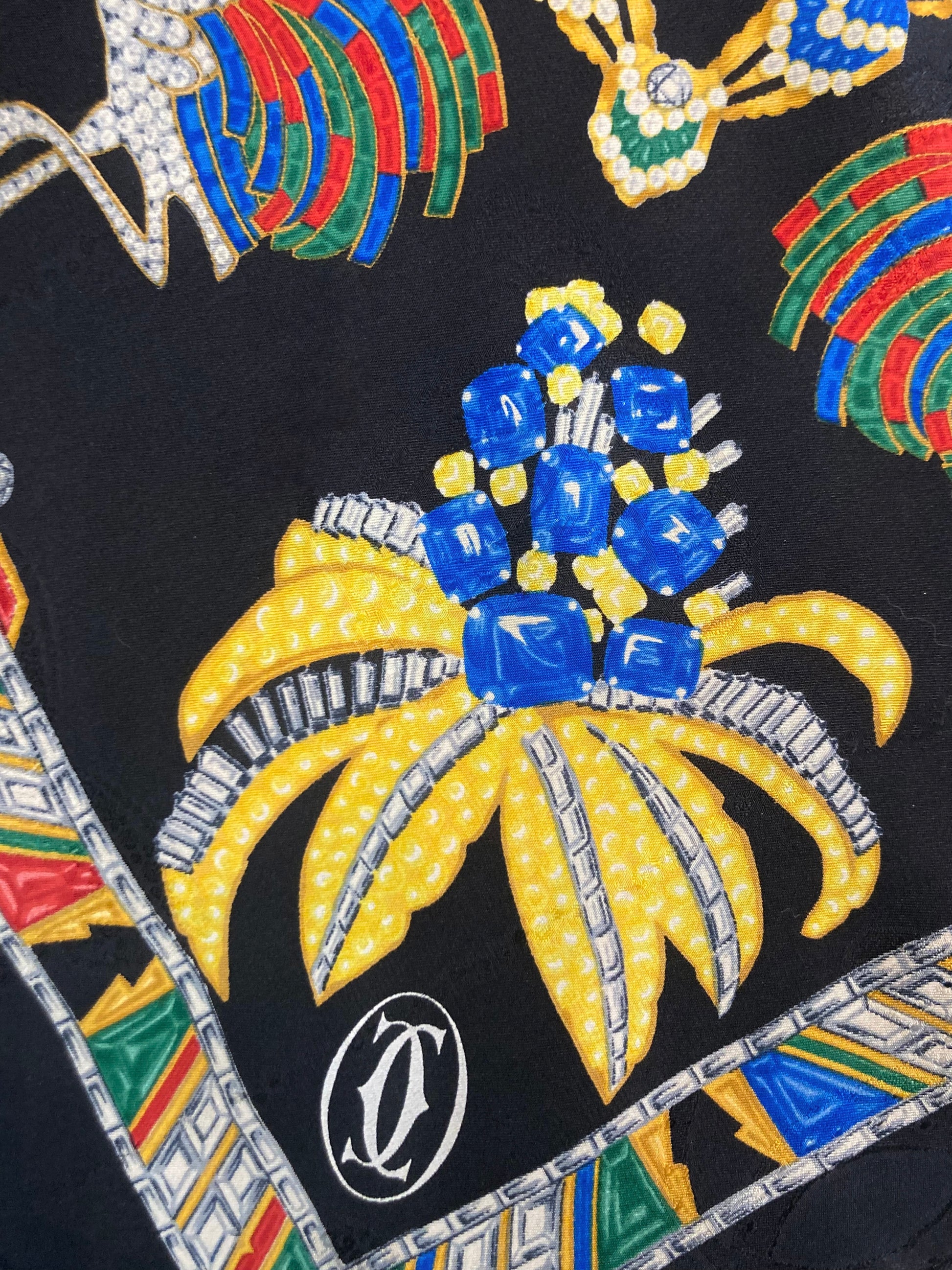 Foulard Cartier 90s Alice In Vintage