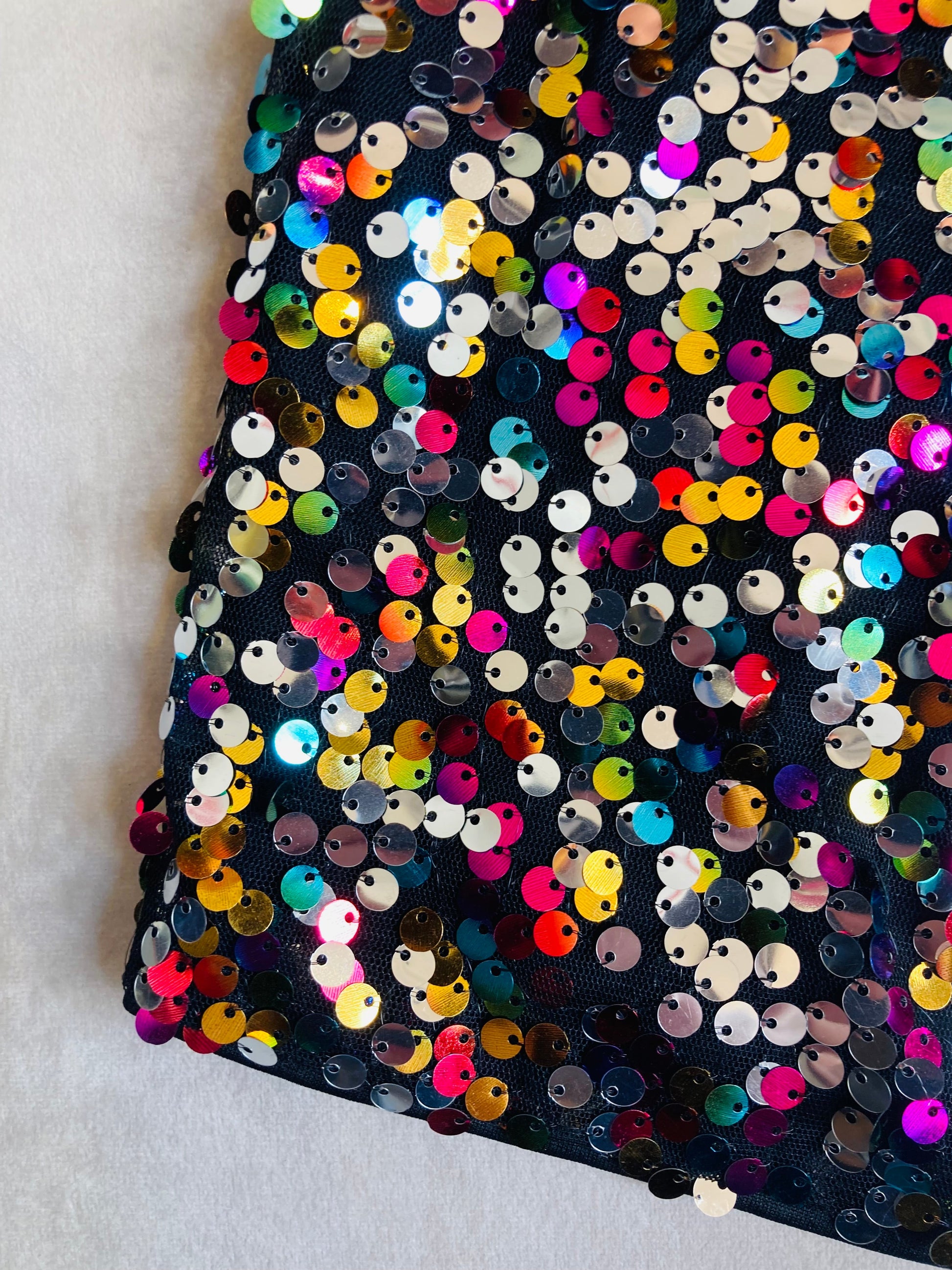 Shorts paillettes multicolor Alice In Vintage