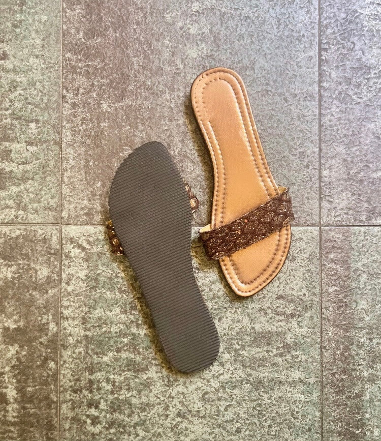 Sandali flat paillettes Alice In Vintage