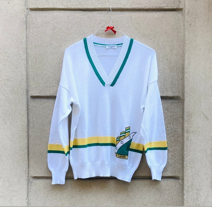 Guy Laroche maglione cotone 80s Alice In Vintage