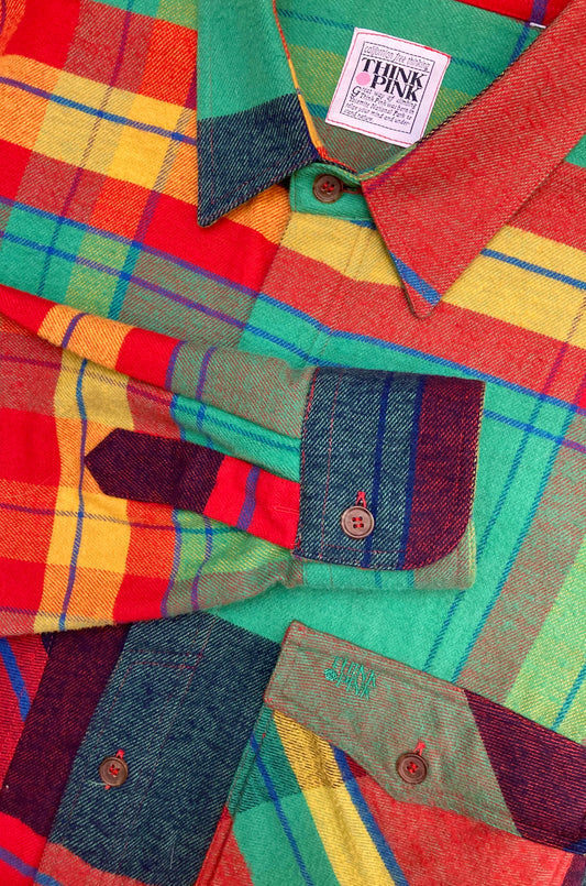 Camicia check Think Pink Alice In Vintage