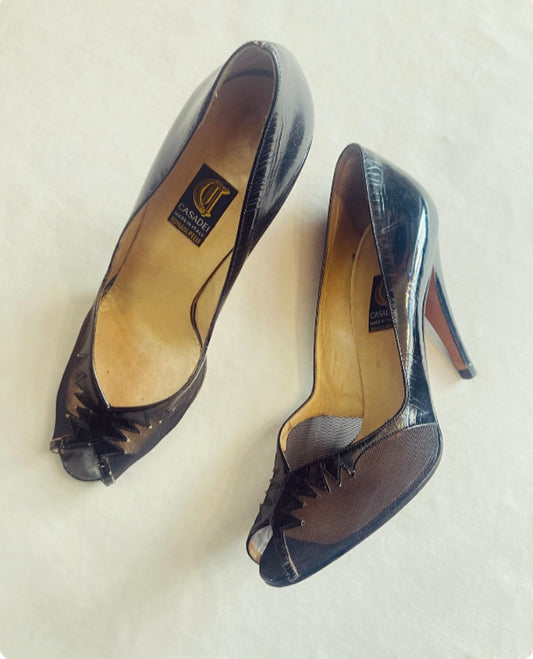 Open toe Casadei 80s Alice In Vintage