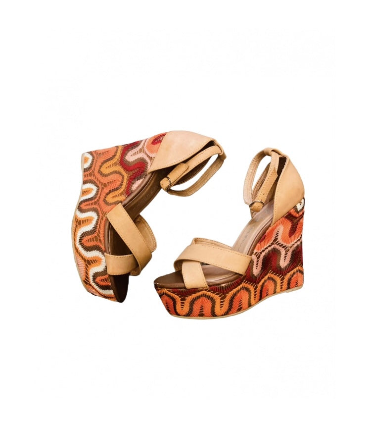 Sandalo zeppa crochet Jeffrey Campbell Alice In Vintage