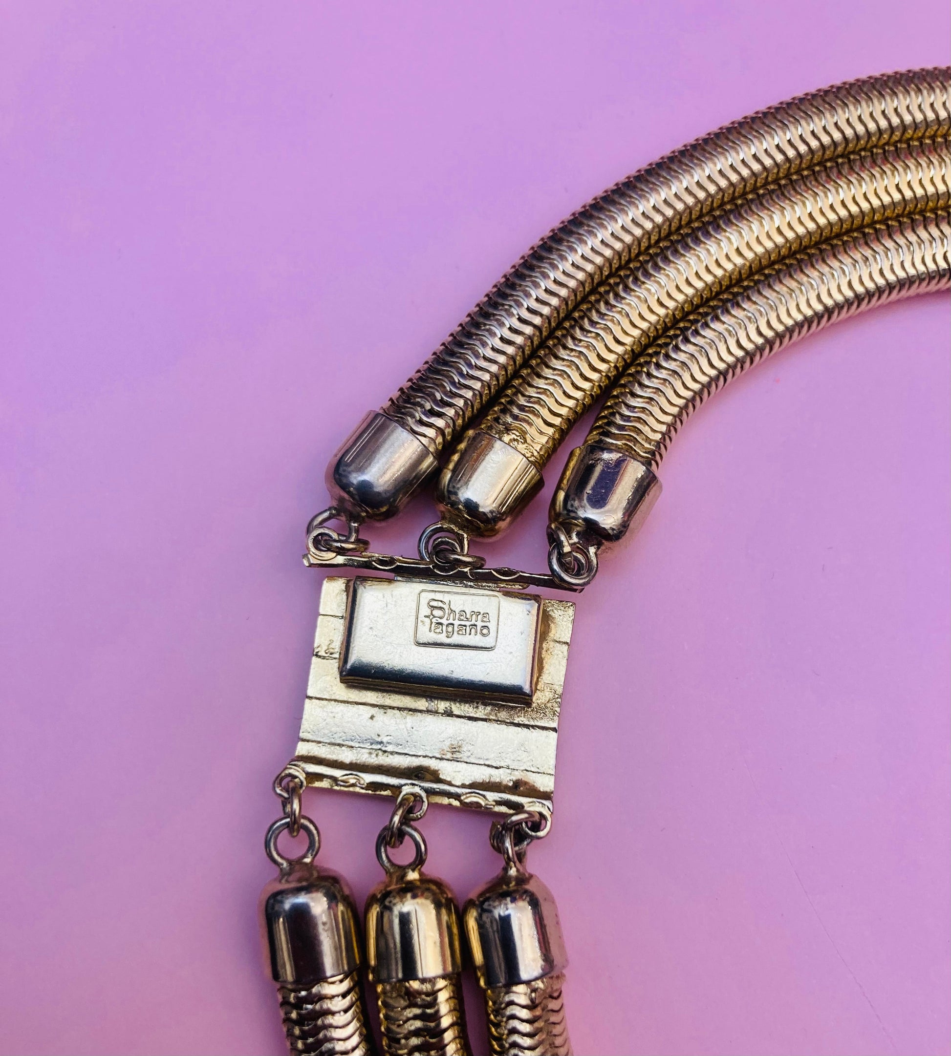 Sharra Pagano collier 80s Alice In Vintage