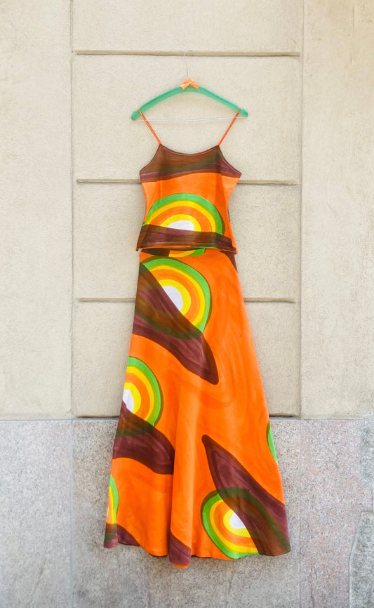 Gonna + top 60s Livio De Simone Alice In Vintage