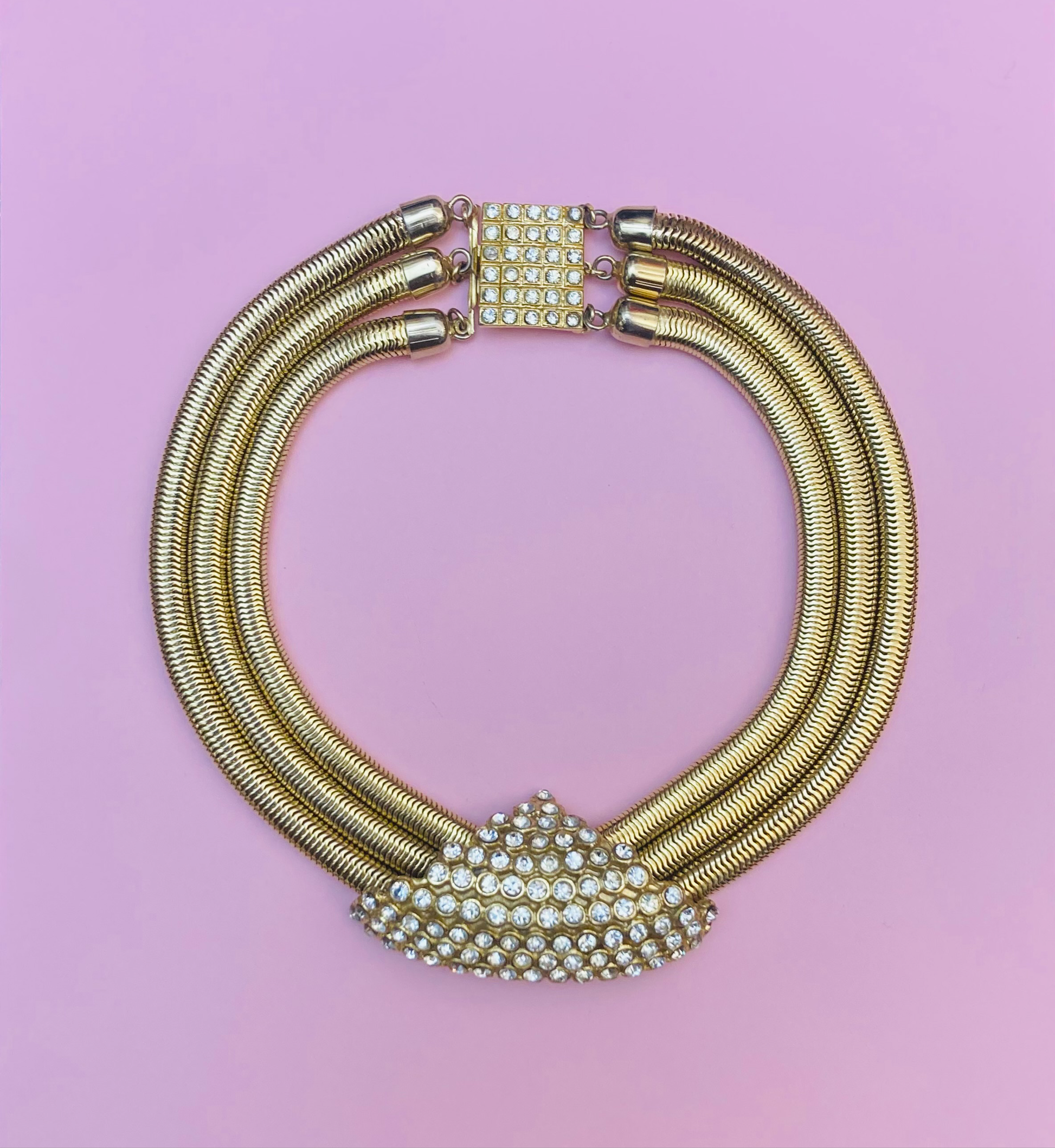 Sharra Pagano collier 80s Alice In Vintage