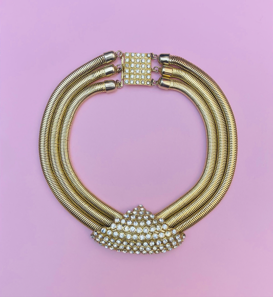 Sharra Pagano collier 80s Alice In Vintage