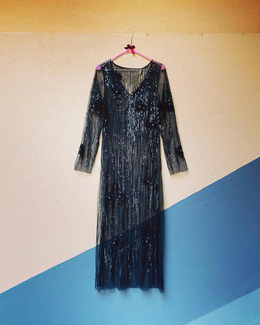 Abito 00s Tulle nero Alice In Vintage
