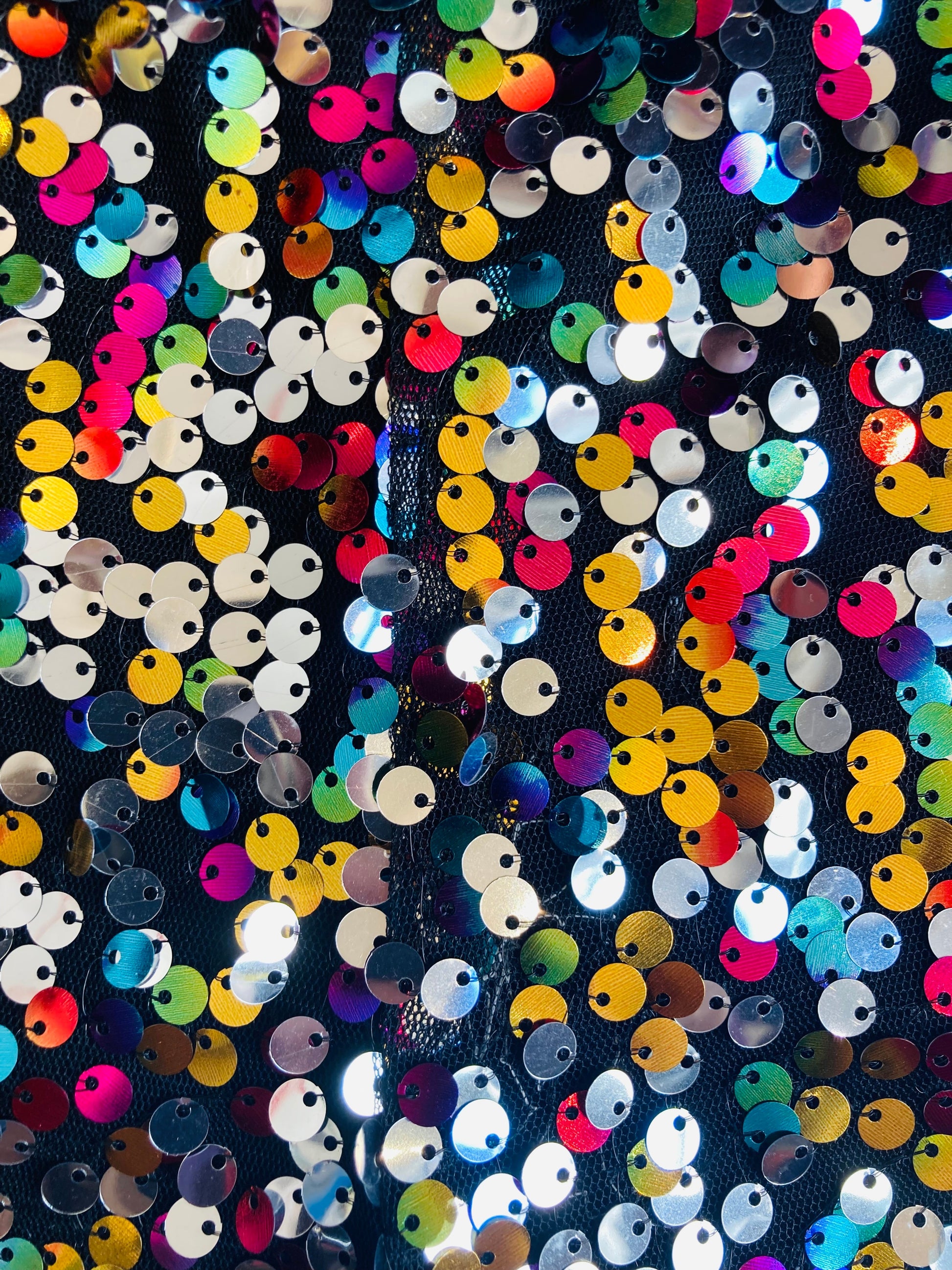 Shorts paillettes multicolor Alice In Vintage