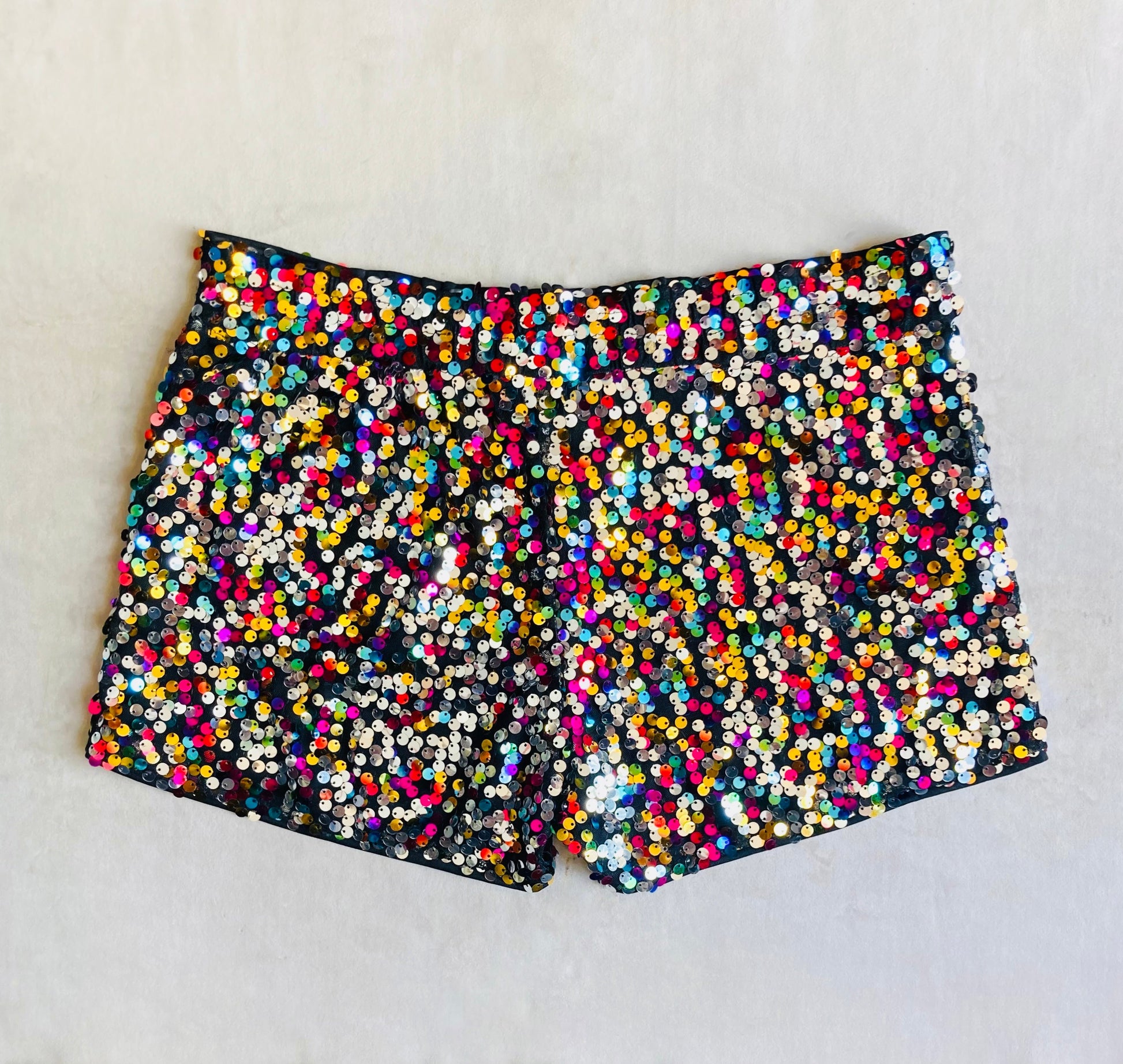 Shorts paillettes multicolor Alice In Vintage