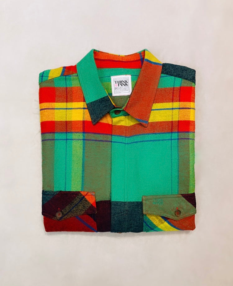 Camicia check Think Pink Alice In Vintage