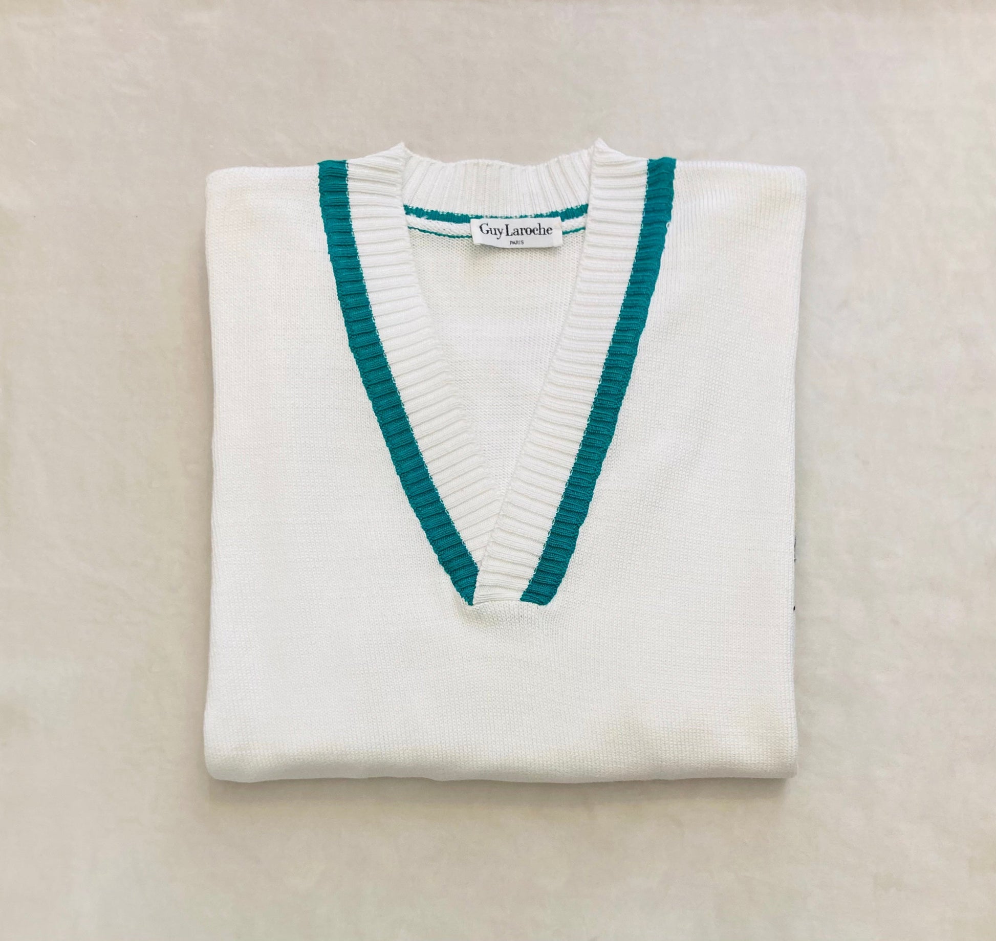 Guy Laroche maglione cotone 80s Alice In Vintage