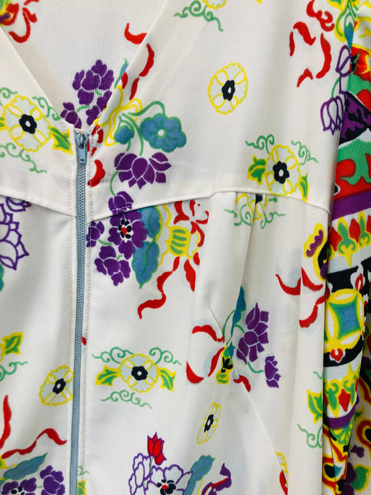 Abito lungo flower 70s Alice In Vintage