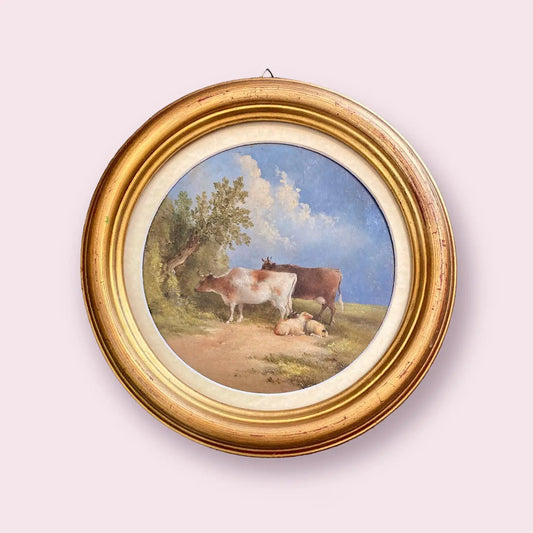 Quadro Paesaggio inglese Alice In Vintage