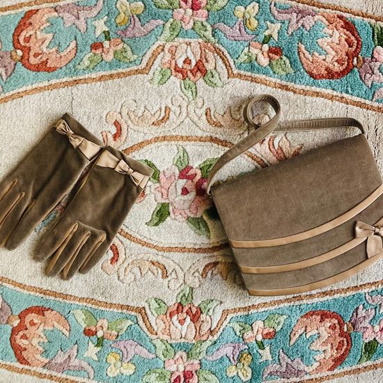 Bag & Gloves Alice In Vintage