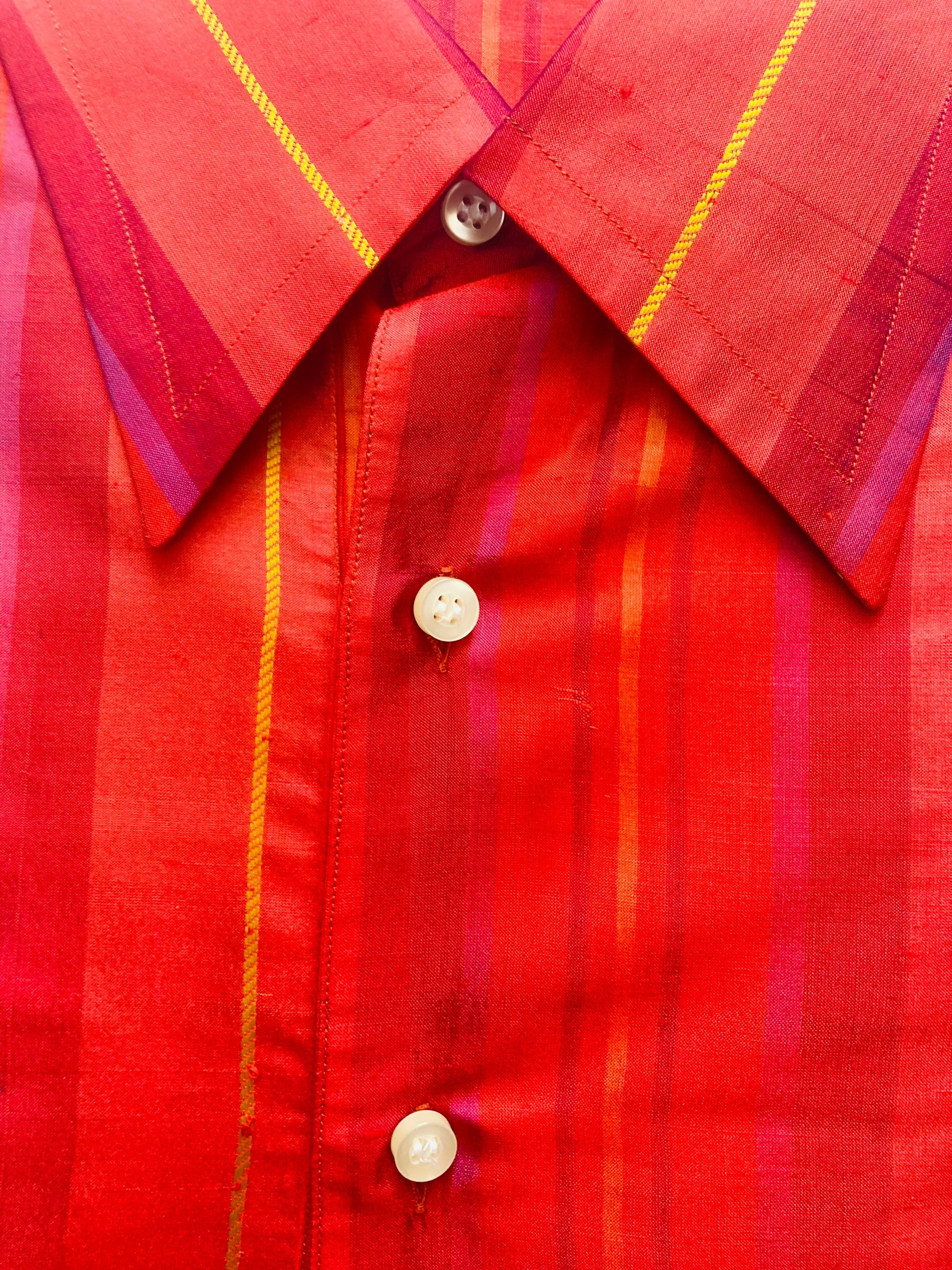 Etro camicia seta stripes Alice In Vintage
