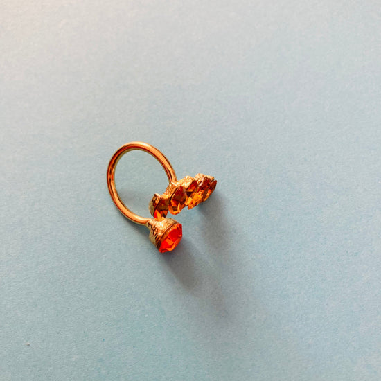 Anello 90s cristalli Alice In Vintage