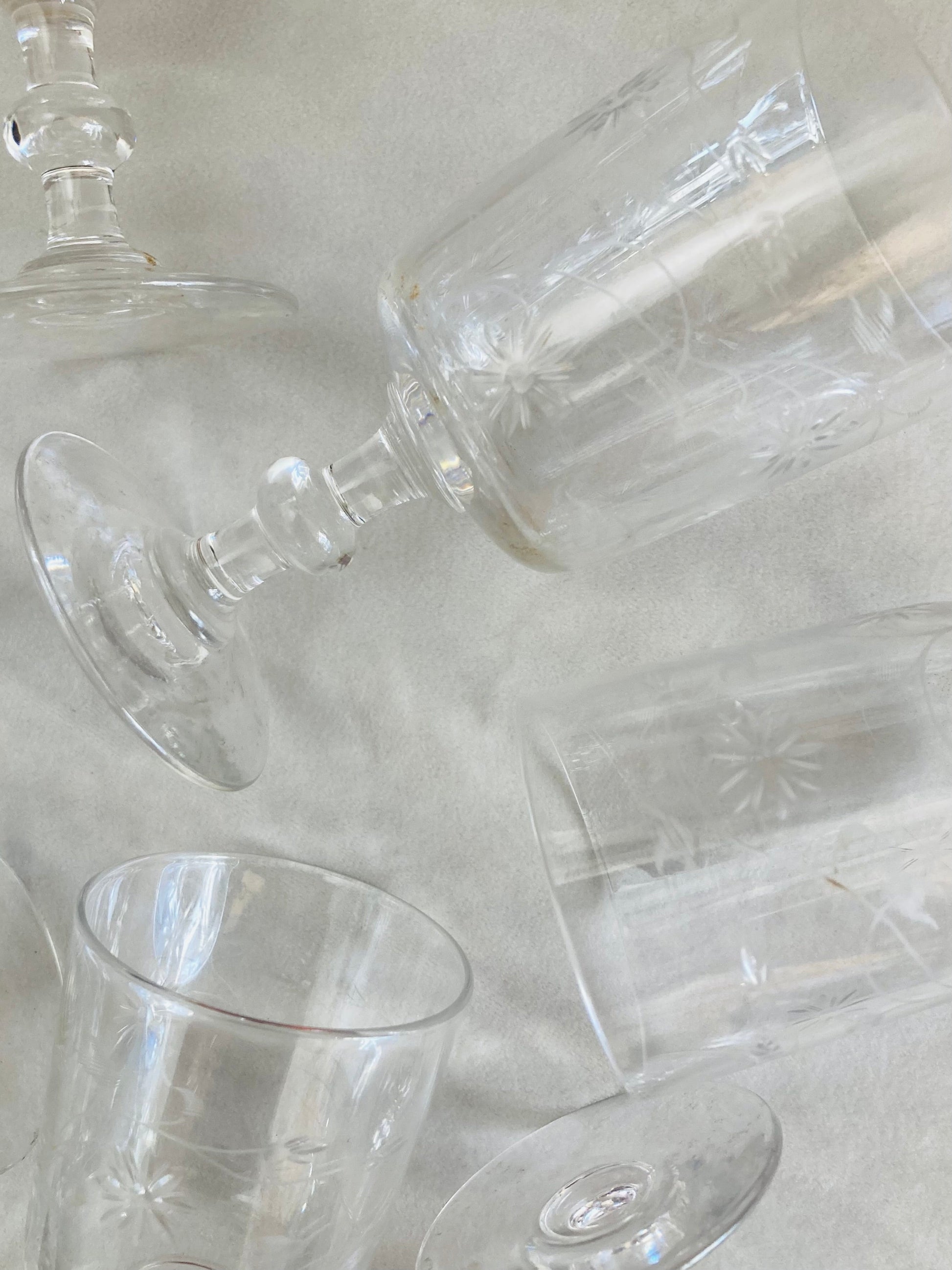 Baccarat calici cristallo Alice In Vintage