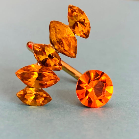 Anello 90s cristalli Alice In Vintage