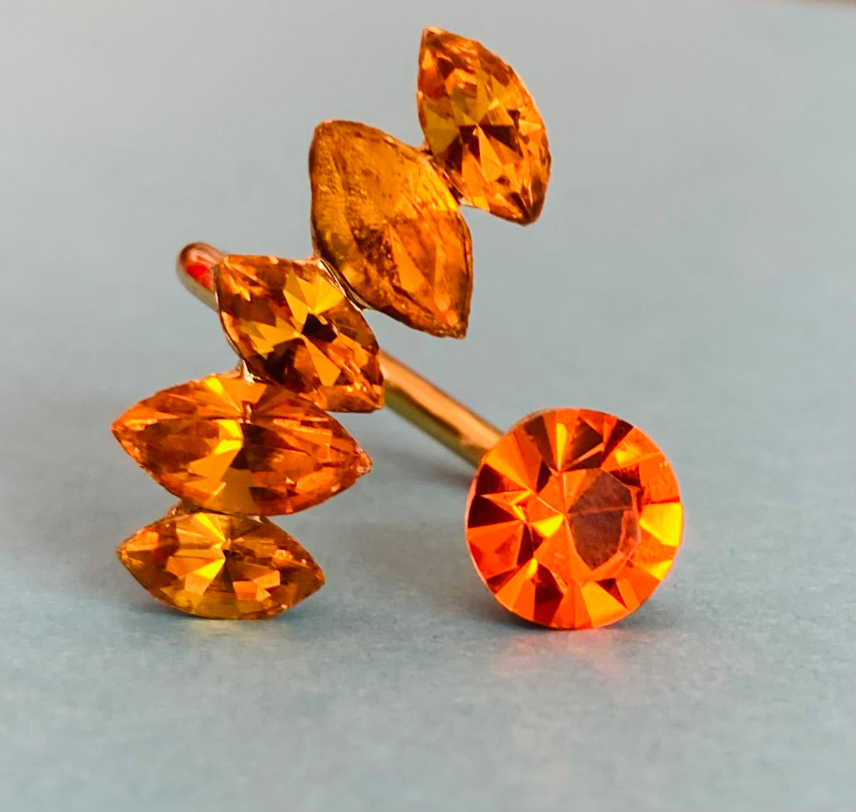Anello 90s cristalli Alice In Vintage