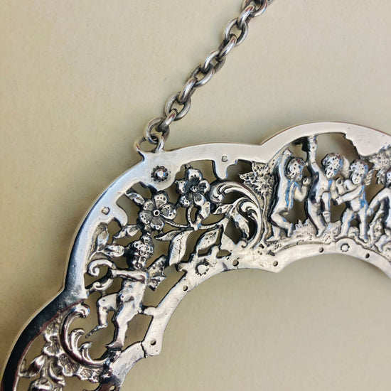 Cerniera liberty argento Alice In Vintage