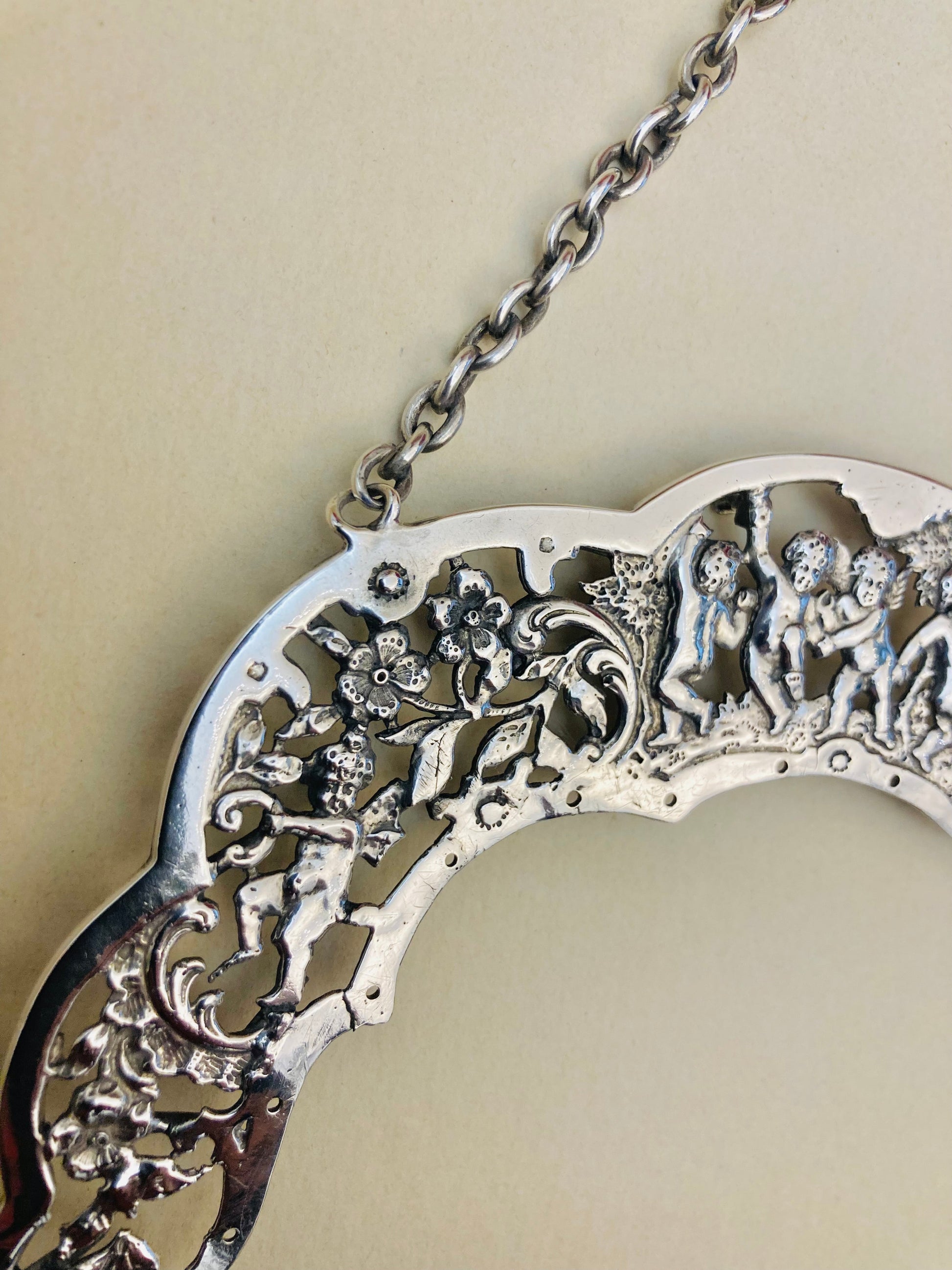 Cerniera liberty argento Alice In Vintage