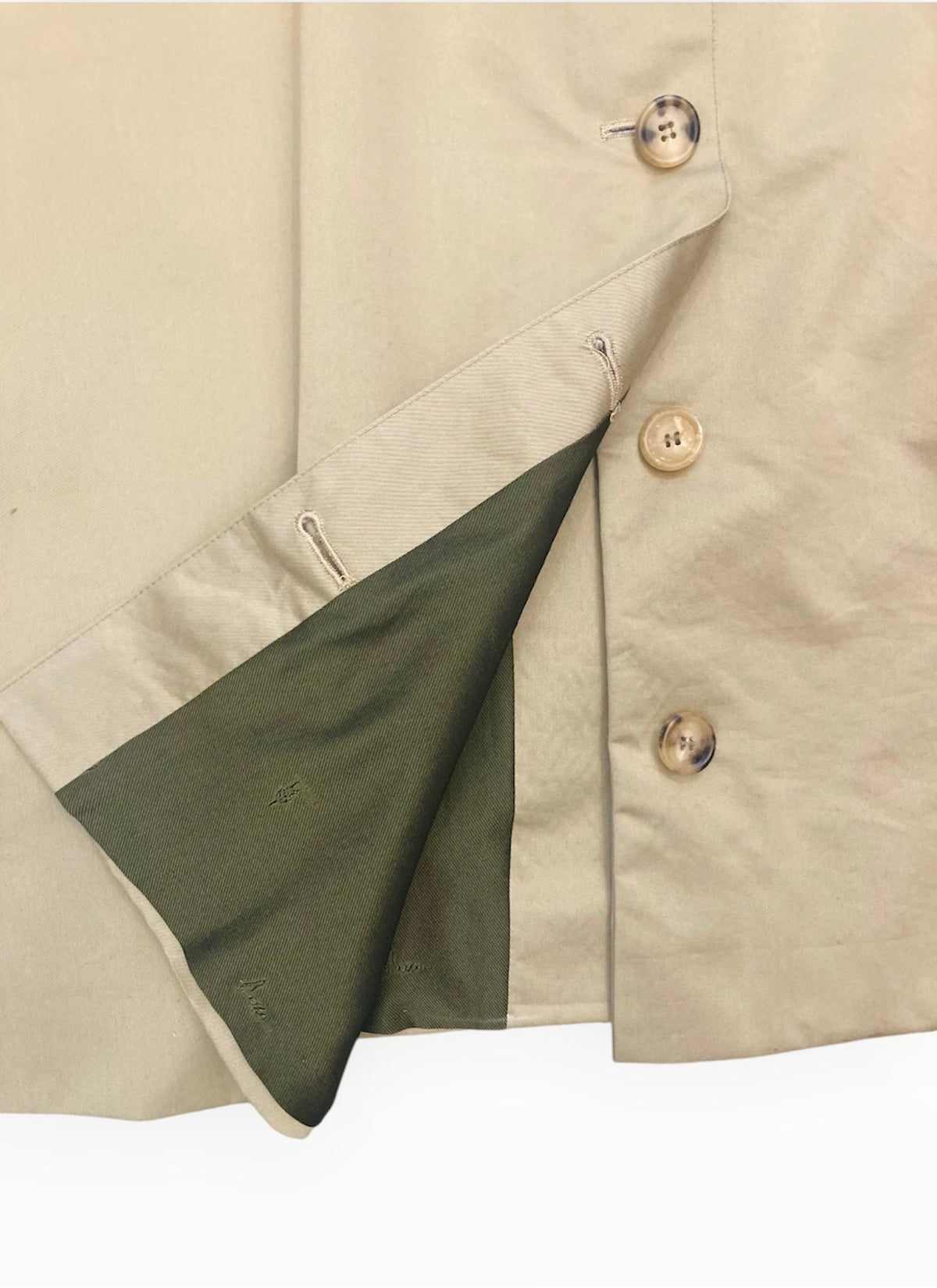 Trussardi trench coat 90s Alice In Vintage