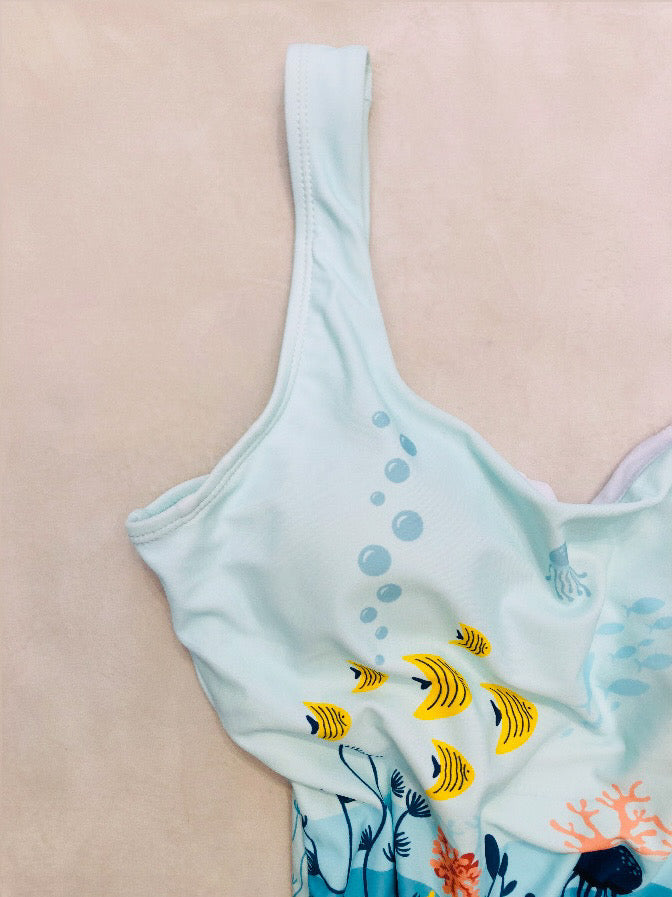 One piece swimsuit 90s Alice In Vintage
