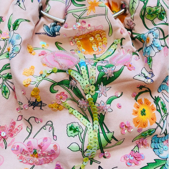 Tote bag tessuto flower 00s Alice In Vintage