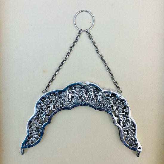 Cerniera liberty argento Alice In Vintage