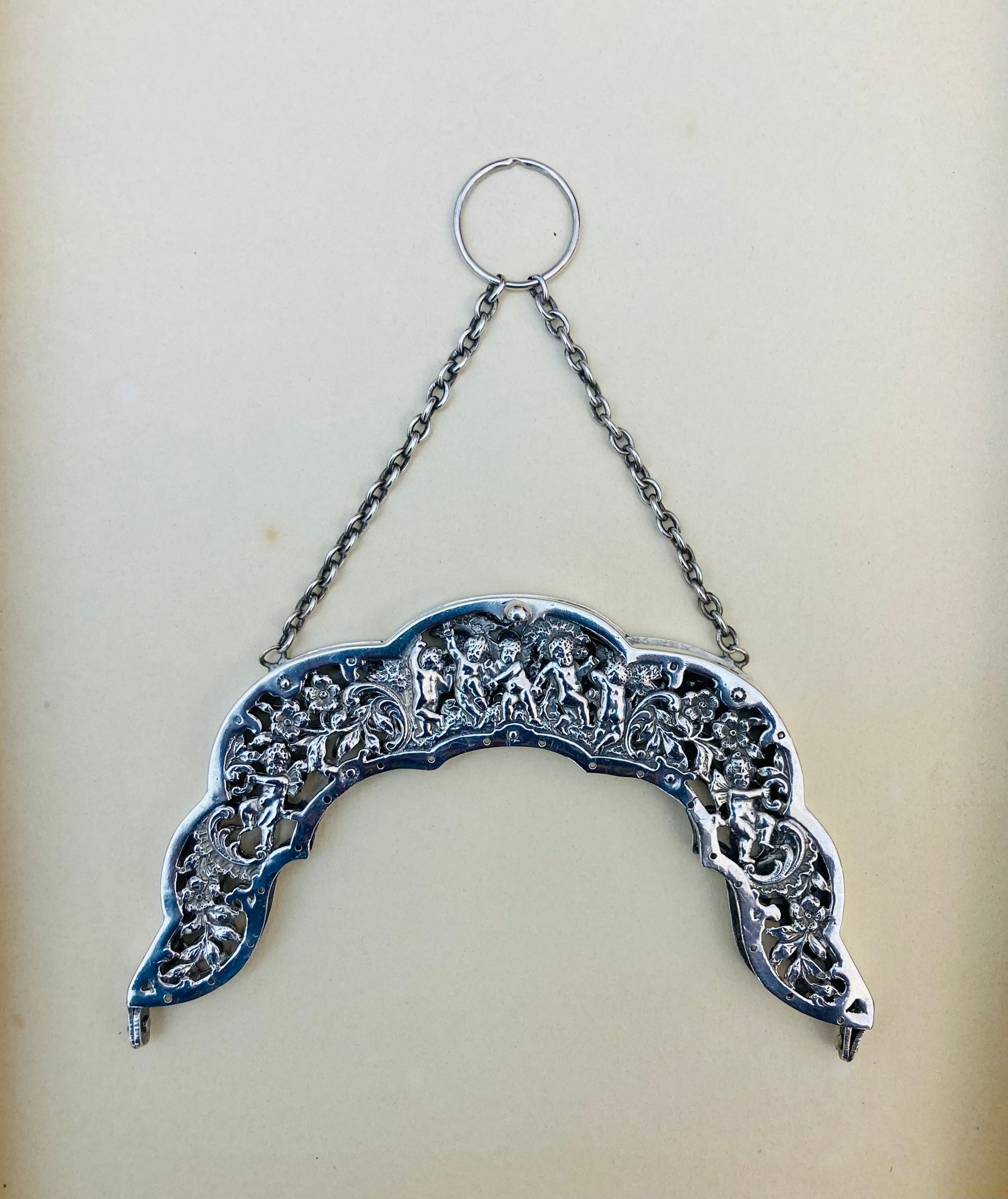 Cerniera liberty argento Alice In Vintage