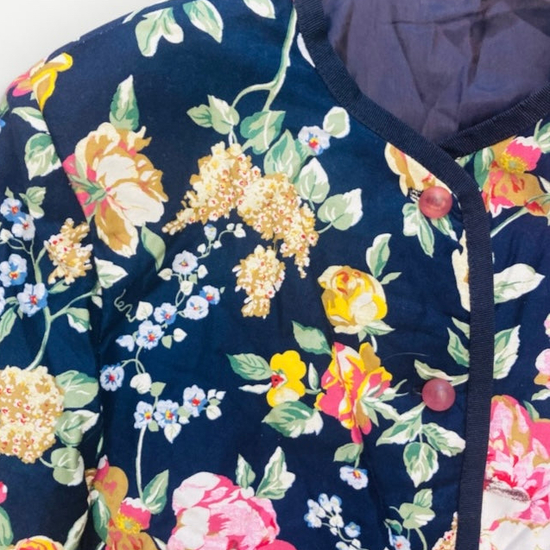 Completo kids 80s cotone flower Alice In Vintage