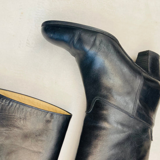 Boots 70s pelle n 36 Alice In Vintage