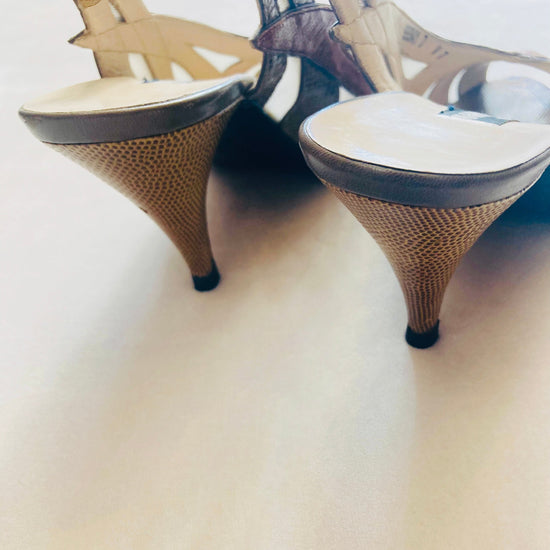 Mario Valentino 70s slingback Alice In Vintage