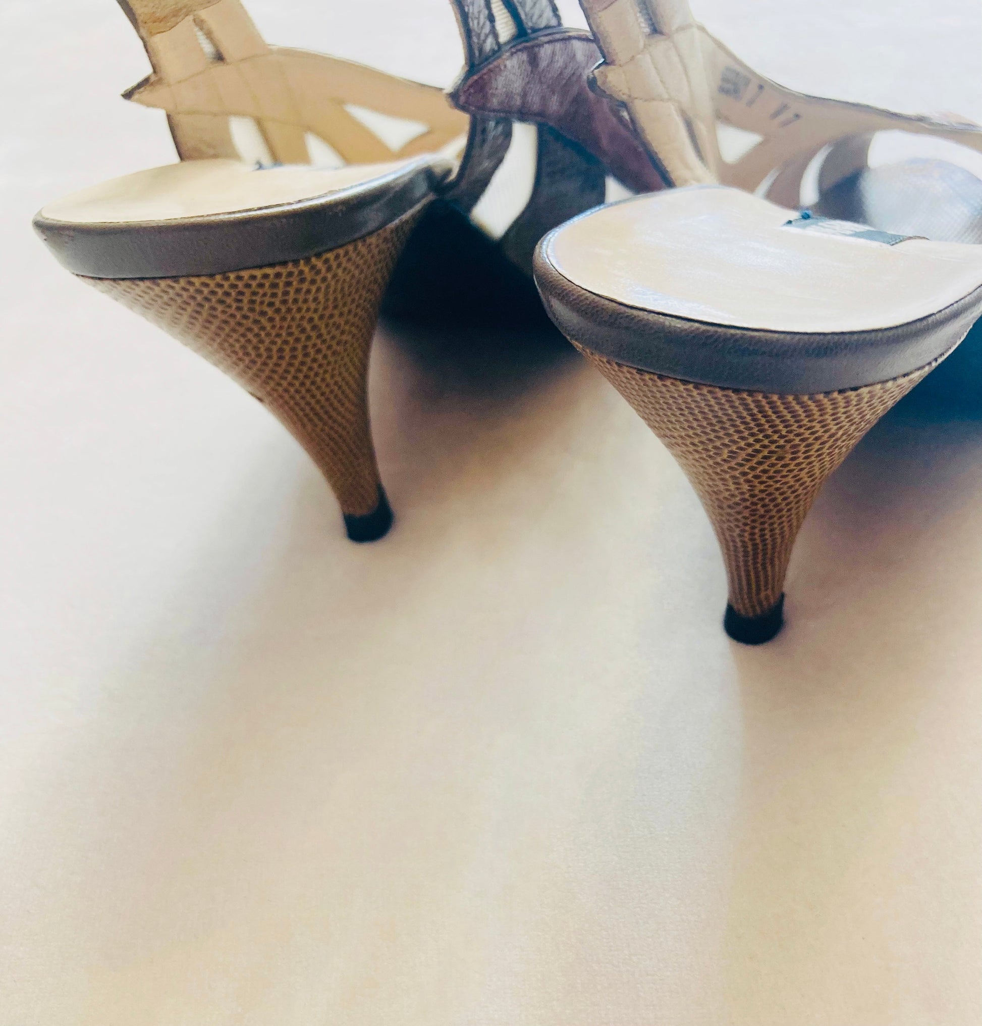 Mario Valentino 70s slingback Alice In Vintage