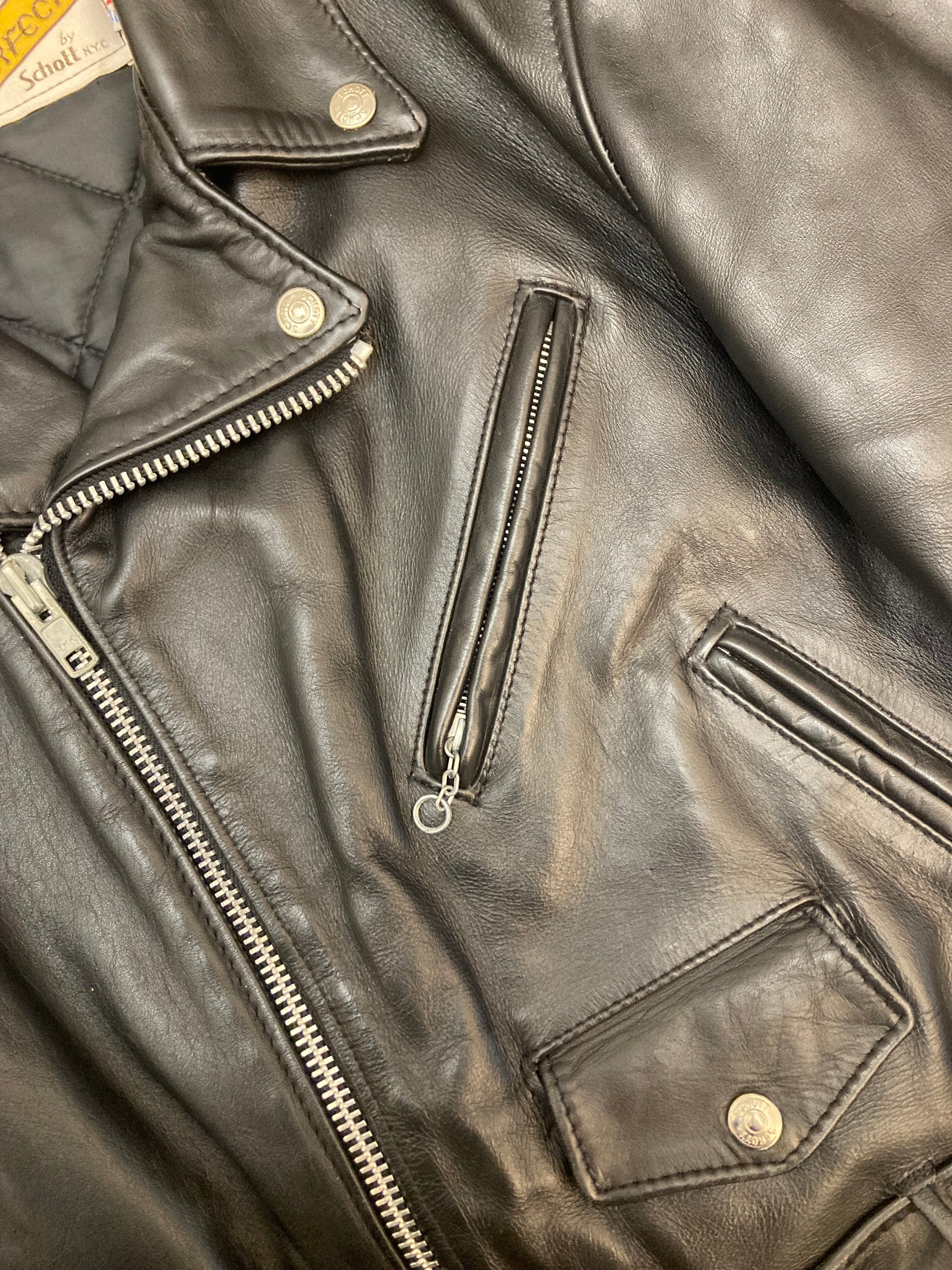 Schott perfecto 618 leather jacket Alice In Vintage